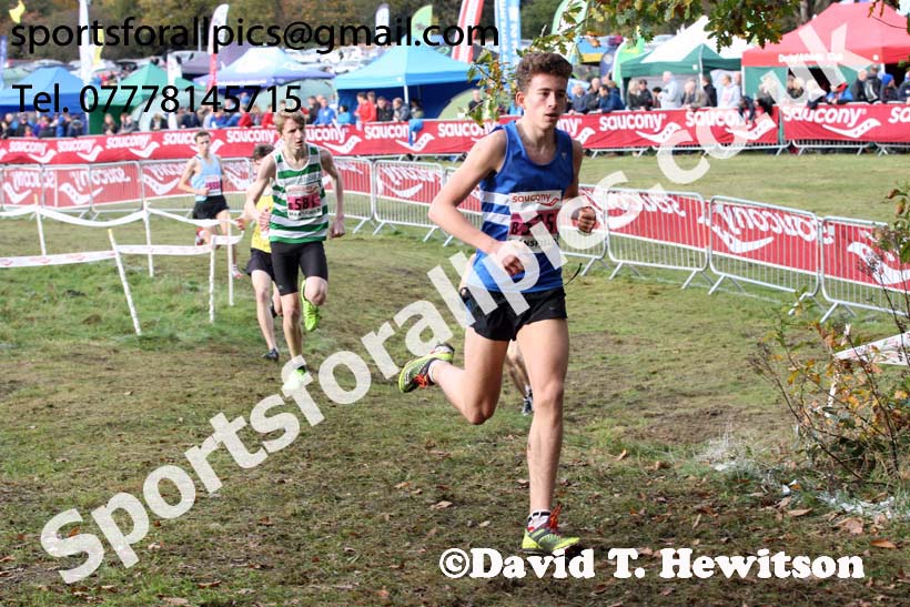 Mens under-17s National Cross Country Relay, Berry Hill Park, Mansfield. Photo:  David T. Hewitson/Sports for All Pics